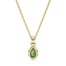すぐに使える【2点で5％OFFクーポン】スワロフスキー ネックレス レディース ゴールド グリーン SWAROVSKI stilla スティラ 5648751