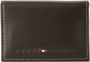 トミーヒルフィガー カードケース 31TL20X014-200 ブラウン メンズ TOMMY HILFIGER