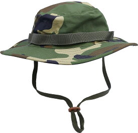 すぐに使える【2点で5％OFFクーポン】Mil-Tec ブーニーハット 米軍タイプ TRILAMINAT 3層 防水 透湿 Waterproof Breathable WOODLAND Camo 迷彩 2XLサイズ 12326020-906 かっこいい カッコイイ オシャレ おしゃれ