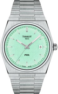 ティソ 腕時計 メンズ PRX ライトグリーン シルバー T1374101109101 TISSOT