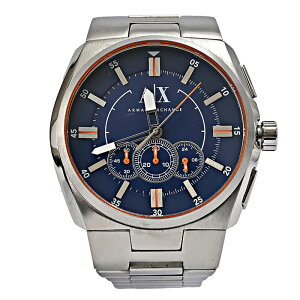 �y �݌Ɉ�|�Z�[���Ώۏ��i �z�A���}�[�j�G�N�X�`�F���W �r���v AX1800 �l�C�r�[ �V���o�[ 48MM �����Y ARMANI EXCHANGE�i��N��ł�肨���ɔ̔����j