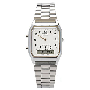 �J�V�I �r���v �����Y CASIO STANDARD �z���C�g �V���o�[ AQ-230A-7B CASIO