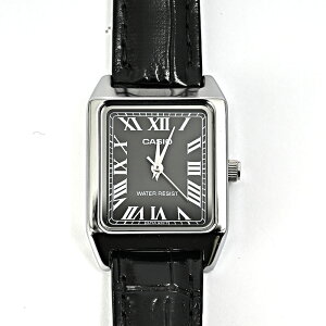 �J�V�I �r���v LTP-V007L-1B �u���b�N �V���o�[ ���f�B�[�X CASIO