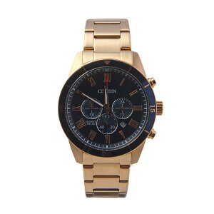【 在庫一掃セール対象 】38% OFF(2024年前期当店平均価格比)腕時計 シンプル カジュアル ゴールド 多機能CITIZEN シチズン AN8169-58L クォーツ クロノグラフ マルチダイヤル メンズ 並行輸入品