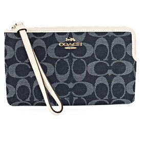コーチ ポーチ C3335-IMDEI-ZZ シグネチャー デニム ブルー メンズ レディース COACH
