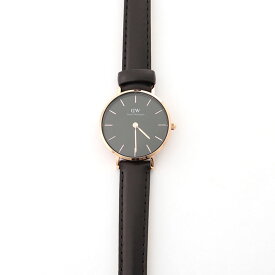 すぐに使える【2点で5％OFFクーポン】腕時計 レザー ブラック ユニセックス Daniel Wellington ダニエルウェリントン Classic Petite Black Sheffield 28mm レディース DW00100224 並行輸入品 かわいい 可愛い オシャレ おしゃれ