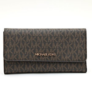 }CPR[X O܂蒷z fB[X JET SET TRAVEL LG TRIFOLD uE 35F8GTVF3B-BROWN MICHAEL KORS
