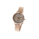 【 在庫一掃セール対象 】18% OFF（2024年前期当店平均価格比）オリビアバートン 腕時計 レディース ゴールド グレー Olivia Burton OB16FB04