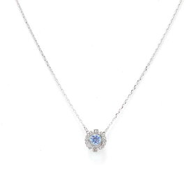 すぐに使える【2点で5％OFFクーポン】スワロフスキー ネックレス レディース ブルー シルバー ラウンドカット Sparkling Dance SWAROVSKI 5279425