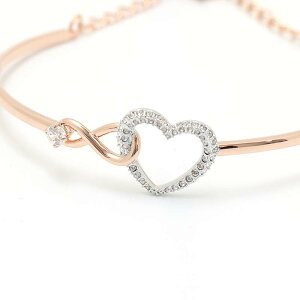 y ݌Ɉ|Z[Ώ z11% OFFi2024NOXωijXtXL[ uXbg fB[X CtBjeB oO [YS[h 5518869 SWAROVSKI Infinity Heart Bangle ANZT[ 