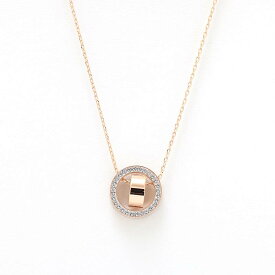 すぐに使える【2点で5％OFFクーポン】スワロフスキー ネックレス レディース ローズゴールド シンプル Hollow SWAROVSKI 5636500