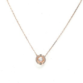 すぐに使える【2点で5％OFFクーポン】スワロフスキー SWAROVSKI ネックレス レディース 5272364 クリスタル ダンスラウンド Dance Round ローズゴールド 並行輸入品 プレゼント ギフト 実用的 かわいい 可愛い オシャレ おしゃれ