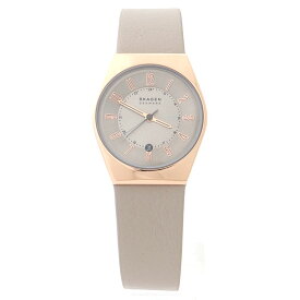 すぐに使える【2点で5％OFFクーポン】スカーゲン 腕時計 レディース グレー ゴールド クロノグラフ SKAGEN GRENEN LILLE グレネン リレ SKW3052