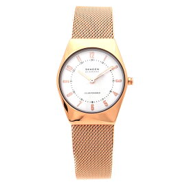 スカーゲン 腕時計 レディース GRENEN LILLE ホワイト ローズゴールド SKW3078 SKAGEN