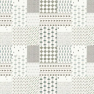 【USAコットン】アトラス柄 ペイズリー 幾何学模様 / Patchwork Atlas ART GALLERY FABRICS / プリント生地 SHO-70908-AGF