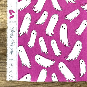 【*-在庫限り-*】おばけ柄 プリント生地ハロウィンART GALLERY FABRICS / USAコットン SNS13044-AGF※