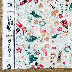 クリスマス柄 プリント生地 The Nutcracker Snow -WintertaleART GALLERY FABRICS / USAコットン WNT12259-AGF