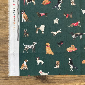 ��񂿂�� �v�����g���n�@Santa�fs Good List -Wintertale�v���~�A���R�b�g�� / ART GALLERY FABRICS�@WNT12264-AGF