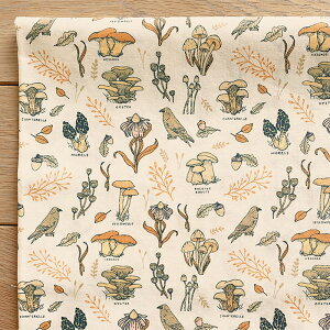 yUSARbgẑ vgn Mushroom Hunt Sand ART GALLERY FABRICS@TOB10905-AGF