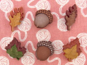 y݌ɌEA{^zt/ǂ񂮂/[v/JGfButtons Galore {^ 6Zbg Fall FriendsiSeason of ChangejBG-FA103