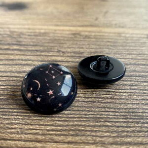 �y���[���b�p���{�^���z���� �{�^�� ��20mm�����{�^��/�Ղ�����{�^��������/�O����/���starry sky�@No.13455-20mm-JIM