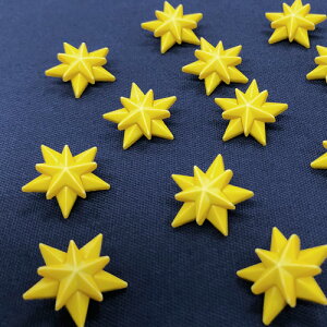 X^[ /  {^ y1zyA{^zy{^zChristmas Collection (Star)Buttons Galore@B1021-BG