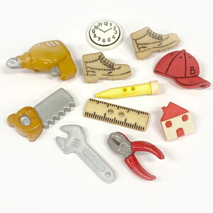 �y�݌Ɍ���z�H��E����̃{�^��&�p�[�c�Z�b�g�y11�Z�b�g�zButtons Galore�@No.4138-BG