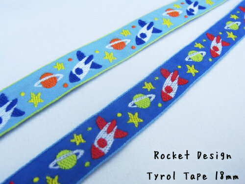 楽天市場 チロルテープロケット柄 チロルテープ 18mm Rose Rosa