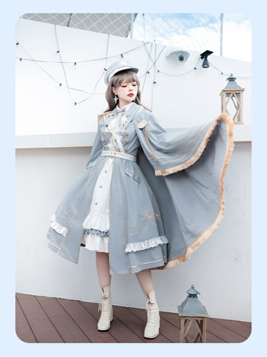 楽天市場】ミニロリ 軍服ロリータ ゴスロリ フルセット ワンピース 