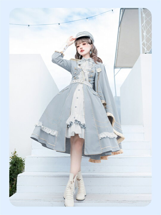 楽天市場】☆P3倍＆10%OFF☆ ミニロリ 軍服ロリータ ゴスロリ フル 