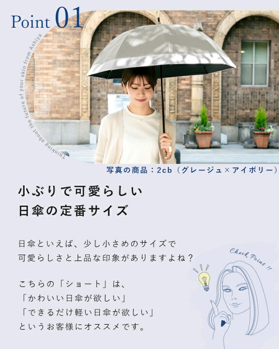 楽天市場】日傘 100％ 完全遮光 遮熱晴雨兼用 涼感 ショート チュール  