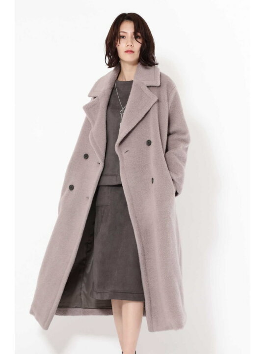 楽天市場】【SALE／50%OFF】ダブルボタンロングコート ROSE BUD ローズ 