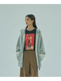 CREOLME/FULL ZIP HOODIE CREOLME ローズバッド トップス パーカー・フーディー グレー【送料無料】[Rakuten Fashion]