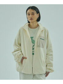 【SALE／5%OFF】ROSE BUD x SPALDING/FLEECE JACKET ROSE BUD ローズバッド ジャケット・アウター その他のジャケット・アウター ホワイト ブラウン【RBA_E】【送料無料】[Rakuten Fashion]