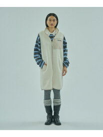 【SALE／5%OFF】ROSE BUD x SPALDING/FLEECE VEST ROSE BUD ローズバッド ジャケット・アウター その他のジャケット・アウター ホワイト ネイビー【RBA_E】【送料無料】[Rakuten Fashion]