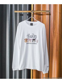 【SALE／20%OFF】ROSE BUD x FURBY L/S TEE ROSE BUD ローズバッド トップス カットソー・Tシャツ ホワイト ブラック【RBA_E】【送料無料】[Rakuten Fashion]