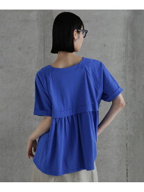 【SALE／50%OFF】【WEB・一部店舗限定】バックデザインカットソー ROSE BUD ローズバッド トップス カットソー・Tシャツ ブルー【RBA_E】[Rakuten Fashion]