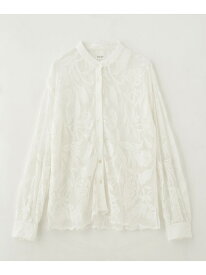 【SALE／30%OFF】シアーレースブラウス ROSE BUD ローズバッド トップス シャツ・ブラウス ホワイト ブラック【RBA_E】【送料無料】[Rakuten Fashion]