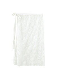 【SALE／37%OFF】INDIA LACE LAP SKIRT ROSE BUD ローズバッド スカート ロング・マキシスカート ホワイト【RBA_E】【送料無料】[Rakuten Fashion]