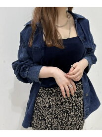 【SALE／50%OFF】DENIM LIKE L/S SHIRT ROSE BUD ローズバッド トップス シャツ・ブラウス ブルー ネイビー【RBA_E】【送料無料】[Rakuten Fashion]