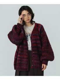 CREOLME/SHAGGY KNIT CARDIGAN CREOLME ローズバッド トップス カーディガン ネイビー【送料無料】[Rakuten Fashion]