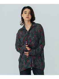CREOLME/FLOWER PRINT SHIRT CREOLME ローズバッド トップス シャツ・ブラウス ブラック イエロー【送料無料】[Rakuten Fashion]