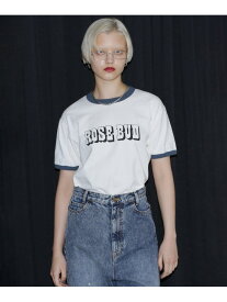 【SALE／30%OFF】SANFRANCISCO.NNECT.*ROSE BUD RB RINGER Tシャツ ROSE BUD ローズバッド トップス カットソー・Tシャツ ホワイト【RBA_E】【送料無料】[Rakuten Fashion]