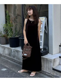 VELOUR TANK DRESS ROSE BUD ローズバッド ワンピース・ドレス ワンピース ネイビー ブラウン【送料無料】[Rakuten Fashion]