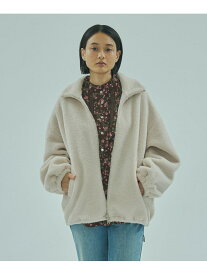 ZIP-UP BOA JACKET ROSE BUD ローズバッド ジャケット・アウター その他のジャケット・アウター ホワイト【送料無料】[Rakuten Fashion]