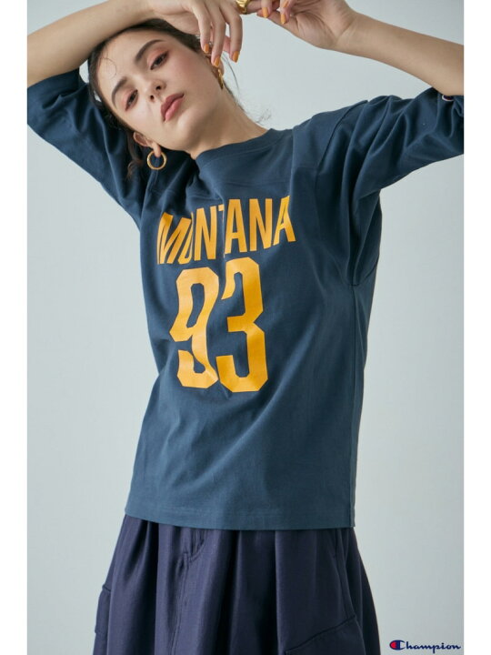楽天市場】【SALE／50%OFF】＜Champion別注＞フットボールTシャツ ROSE 