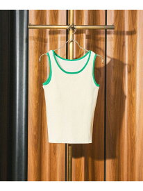 【SALE／20%OFF】KNITTED RIB TANK TOP ROSE BUD ローズバッド トップス ノースリーブ・タンクトップ ホワイト ブラック ブラウン【RBA_E】【送料無料】[Rakuten Fashion]