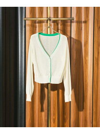 【SALE／20%OFF】KNITTED RIB CARDIGAN ROSE BUD ローズバッド トップス カーディガン ホワイト ブラック ブラウン【RBA_E】【送料無料】[Rakuten Fashion]