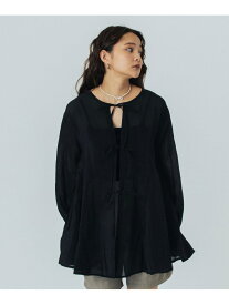 【SALE／20%OFF】BACK RIBBON BLOUSE ROSE BUD ローズバッド トップス シャツ・ブラウス ブラック ベージュ【RBA_E】【送料無料】[Rakuten Fashion]