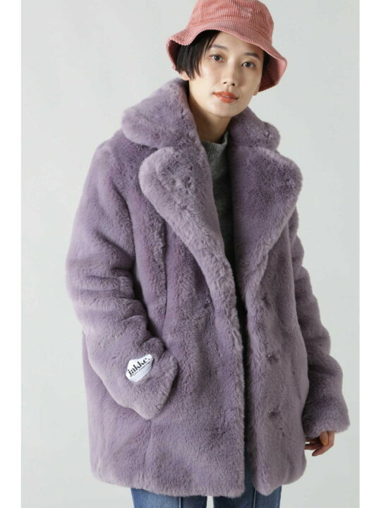楽天市場】【SALE／30%OFF】フェイクファージャケット ROSE BUD ローズ 